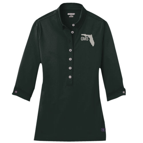 Embroidered - Ladies Gauge Polo Thumbnail