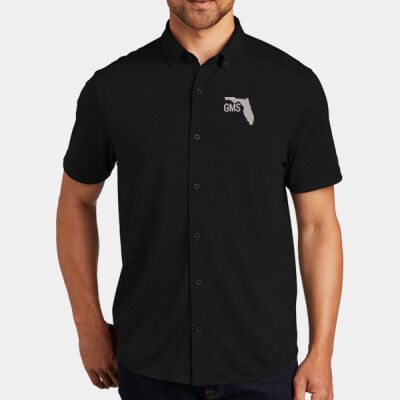 Embroidered - Gravitate Full Button Polo Thumbnail