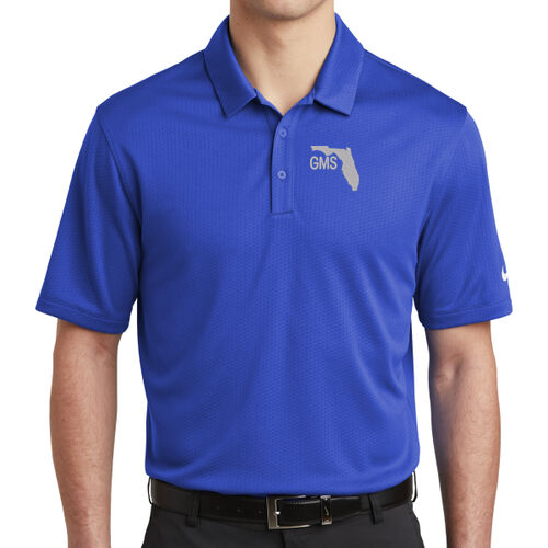 GMS Embroidered - Dri FIT Hex Textured Polo Thumbnail