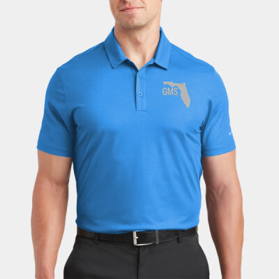 GMS Embroidered - Dri FIT Embossed Tri Blade Polo Thumbnail