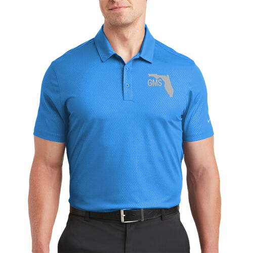 GMS Embroidered - Dri FIT Embossed Tri Blade Polo Thumbnail