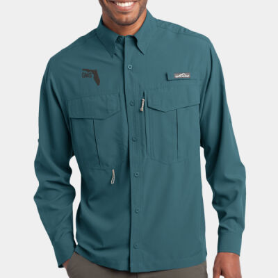 Embroidered Logo - Long Sleeve Performance Fishing Shirt (Discontinued) Thumbnail