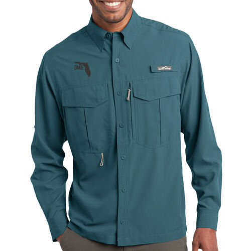 Embroidered Logo - Long Sleeve Performance Fishing Shirt (Discontinued) Thumbnail