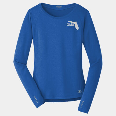Printed Logo - Endurance Ladies Long Sleeve Pulse Crew Thumbnail