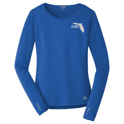 Printed Logo - Endurance Ladies Long Sleeve Pulse Crew Thumbnail