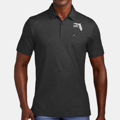 GMS Embroidered  - Oceanside Heather Pocket Polo Thumbnail