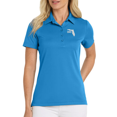 GMS Embroidered  - Ladies Oceanside Solid Polo Thumbnail