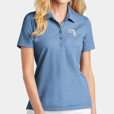 GMS Embroidered  - Ladies Oceanside Heather Polo Thumbnail