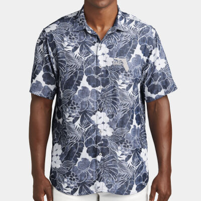 GMS Embroidered  - Coconut Point Playa Flora Short Sleeve Shirt Thumbnail