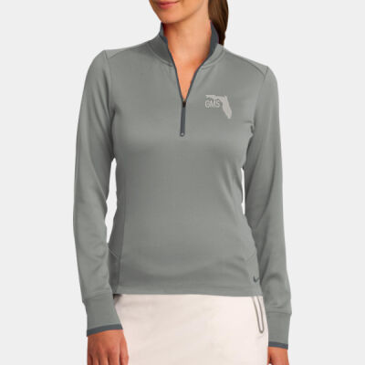 GMS Embroidered - Ladies Dri FIT 1/2 Zip Cover Up Thumbnail