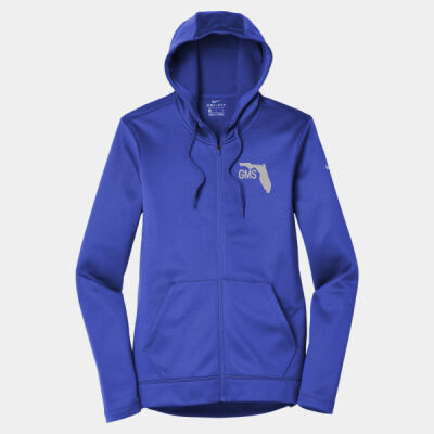 GMS Embroidered - Ladies Therma FIT Full Zip Fleece Hoodie Thumbnail