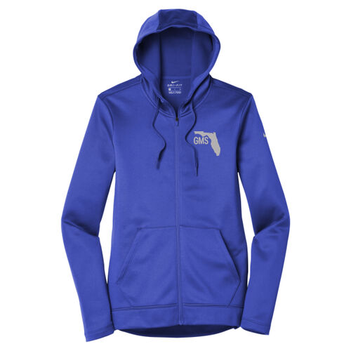 GMS Embroidered - Ladies Therma FIT Full Zip Fleece Hoodie Thumbnail