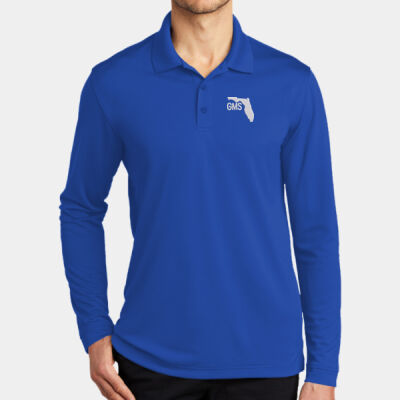 GMS Embroidered  - Dry Zone ® UV Micro Mesh Long Sleeve Polo Thumbnail