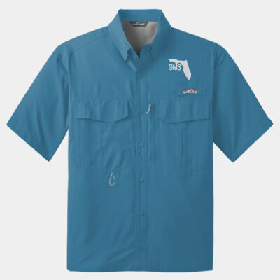 GMS Embroidered  - Short Sleeve Performance Fishing Shirt (low stock alert) Thumbnail