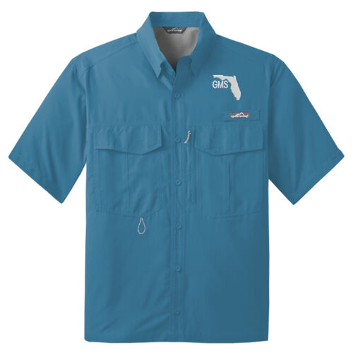 GMS Embroidered  - Short Sleeve Performance Fishing Shirt (low stock alert) Thumbnail