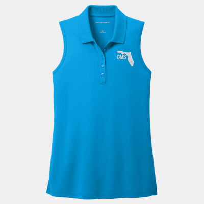 GMS Embroidered  - Ladies Dry Zone ® UV Micro Mesh Sleeveless Polo Thumbnail