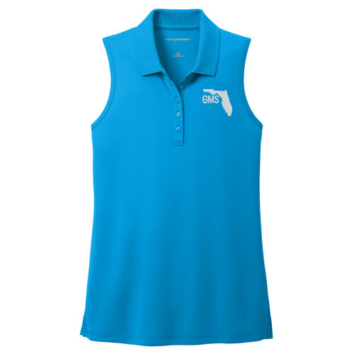 GMS Embroidered  - Ladies Dry Zone ® UV Micro Mesh Sleeveless Polo Thumbnail