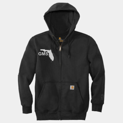 GMS Printed - Rain Defender ® Paxton Heavyweight Hooded Zip Front Sweatshirt Thumbnail
