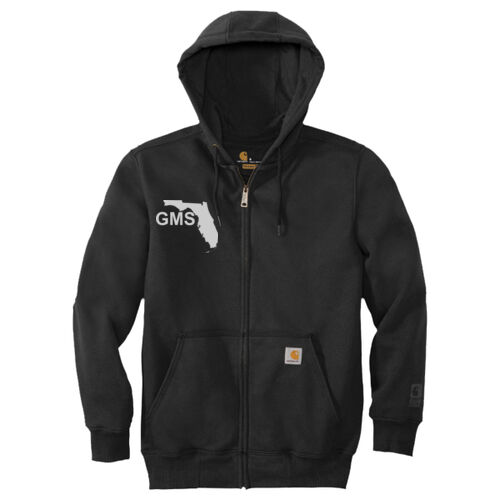 GMS Printed - Rain Defender ® Paxton Heavyweight Hooded Zip Front Sweatshirt Thumbnail