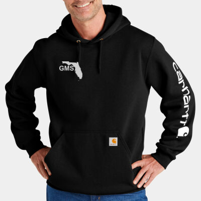GMS Printed - Midweight Hooded Logo Sweatshirt Thumbnail
