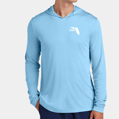 Printed Left Crest - Posi UV ® Pro Long Sleeve Hoodie Thumbnail