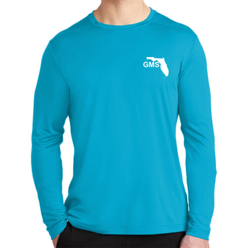 Printed Left Crest - Posi UV ® Pro Long Sleeve Tee Thumbnail