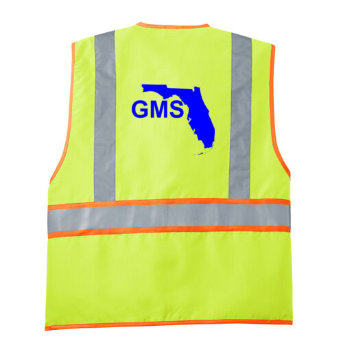 Back Print - Ansi 107 Class 2 Dual Color Safety Vest Thumbnail