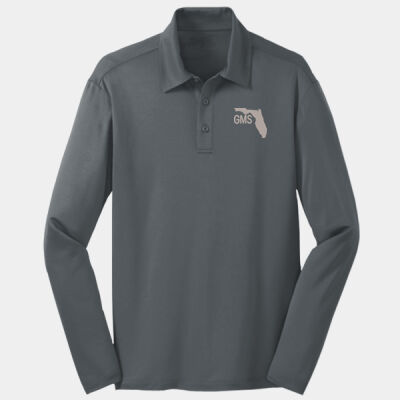 Embroidered Crest - Silk Touch™ Performance Long Sleeve Polo Thumbnail