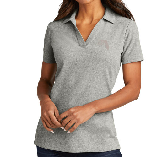 Embroidered Crest - Ladies C Free ® Cotton Blend Pique Polo Thumbnail