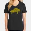 Ladies Core Cotton V-Neck Tee Thumbnail