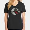 Ladies Core Cotton V-Neck Tee Thumbnail