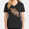 Ladies Core Cotton V-Neck Tee Thumbnail