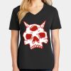 Ladies Core Cotton V-Neck Tee Thumbnail