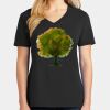 Ladies Core Cotton V-Neck Tee Thumbnail