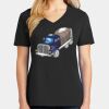 Ladies Core Cotton V-Neck Tee Thumbnail