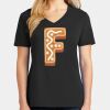 Ladies Core Cotton V-Neck Tee Thumbnail