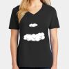 Ladies Core Cotton V-Neck Tee Thumbnail