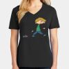 Ladies Core Cotton V-Neck Tee Thumbnail