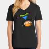 Ladies Core Cotton V-Neck Tee Thumbnail