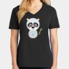Ladies Core Cotton V-Neck Tee Thumbnail