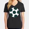 Ladies Core Cotton V-Neck Tee Thumbnail