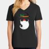 Ladies Core Cotton V-Neck Tee Thumbnail