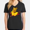 Ladies Core Cotton V-Neck Tee Thumbnail