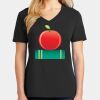 Ladies Core Cotton V-Neck Tee Thumbnail