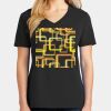 Ladies Core Cotton V-Neck Tee Thumbnail